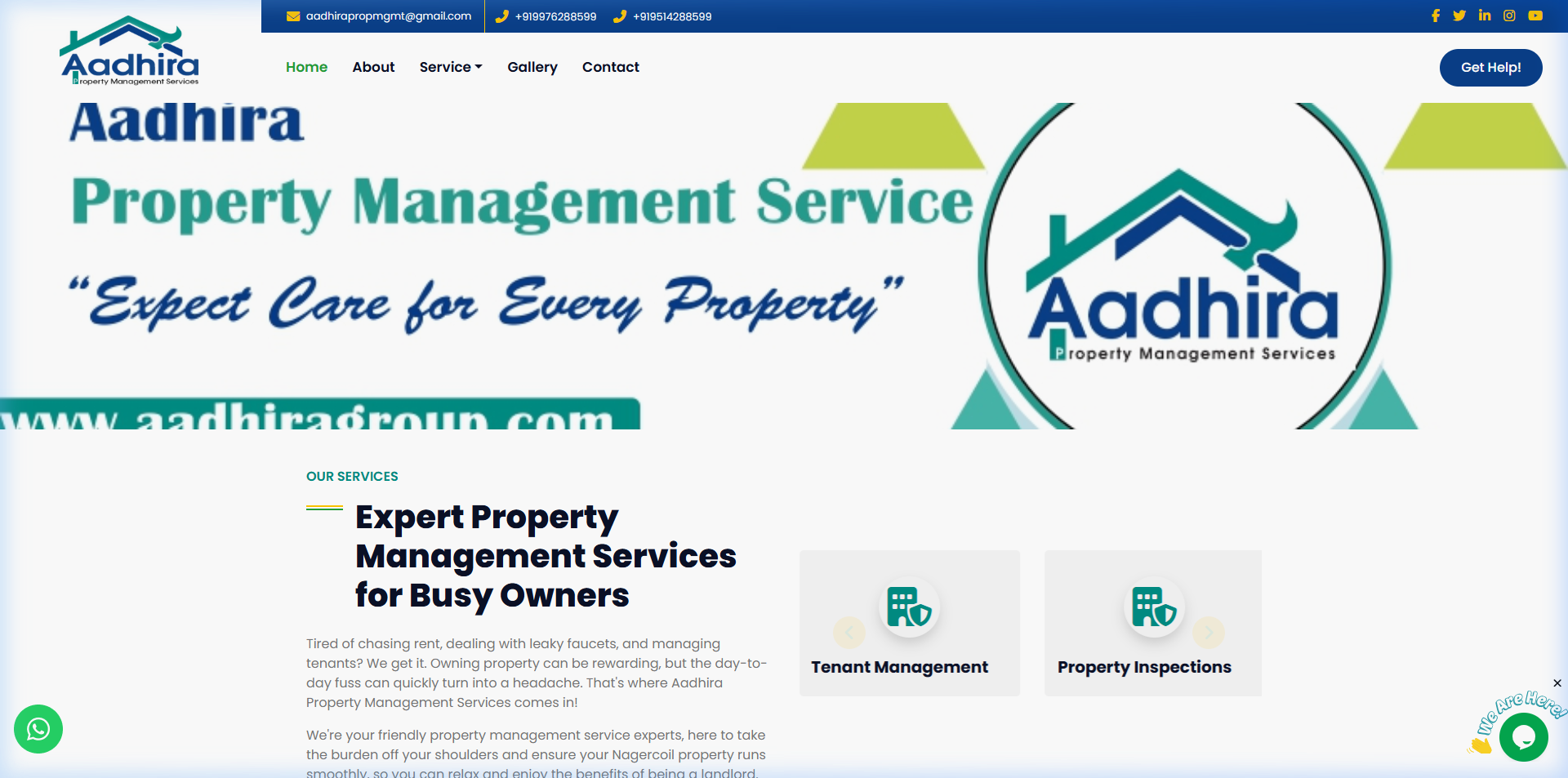 Aadhira Group - Property Management Services